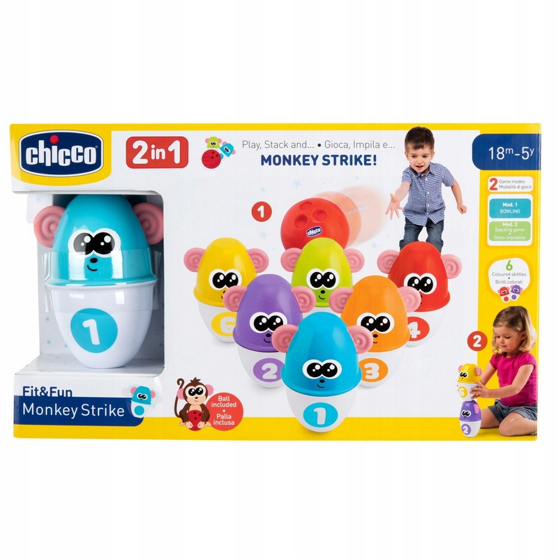 Farebná bowlingová sada Chicco